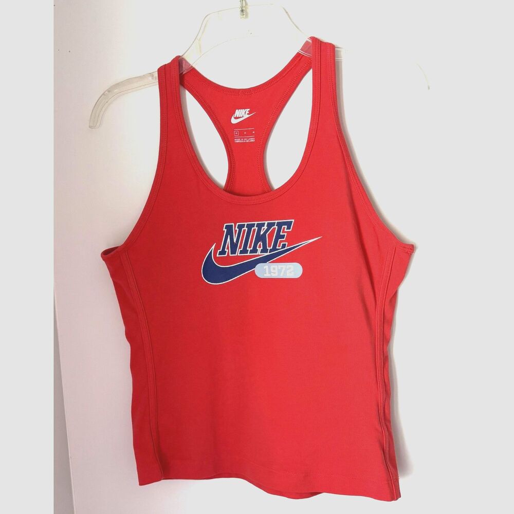 Nike 1972 Graphic Racerback Athletic Tank Top Women's M Fitness/Gym Activewear#3